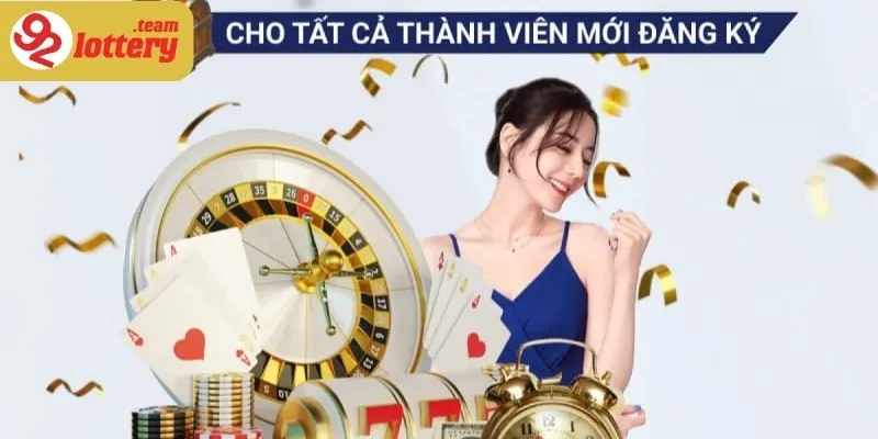 Khuyến mãi 92lottery được thiết kế phù hợp 